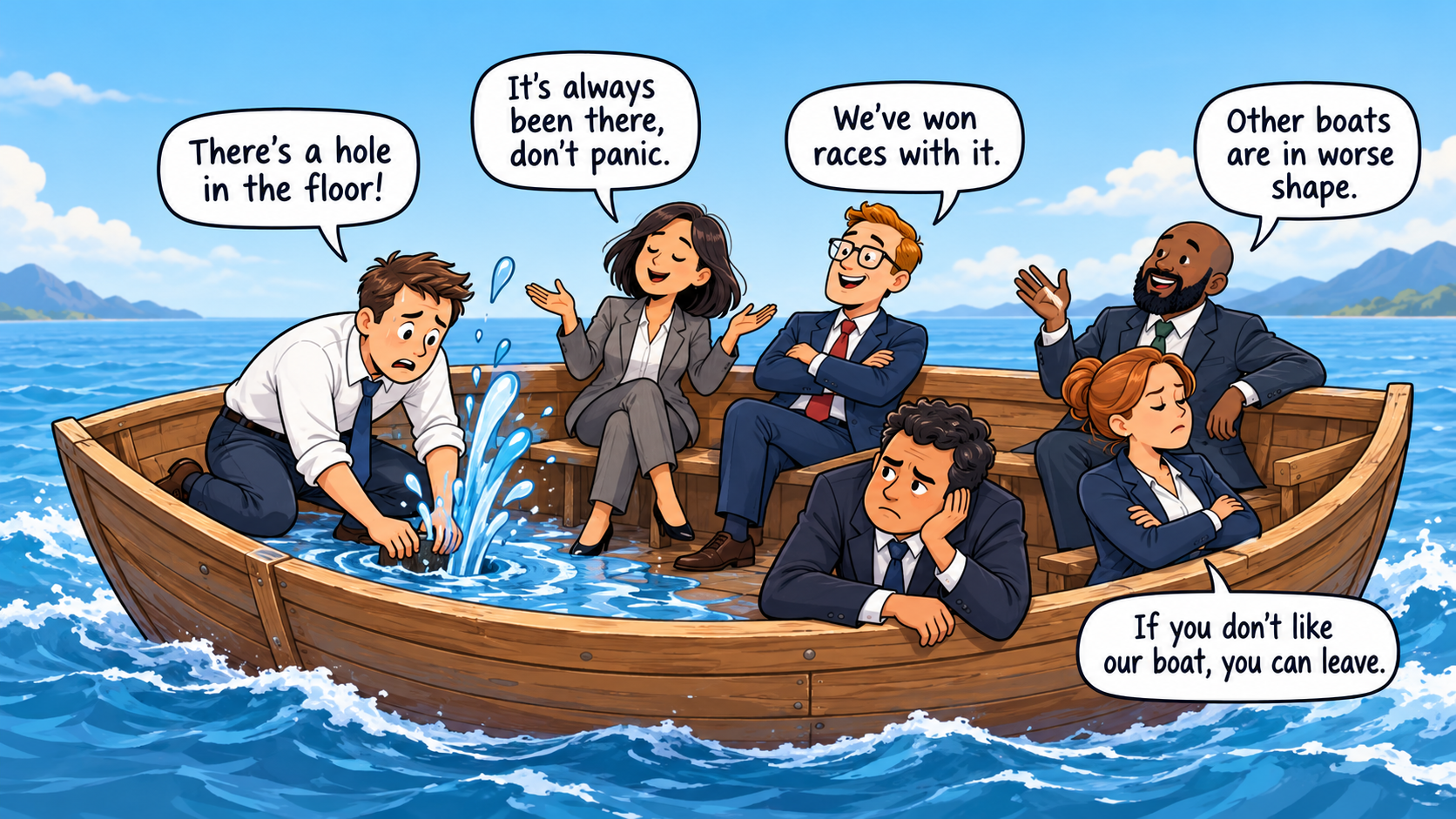 The Hole in the Boat: Why Six Sigma Leaders Refuse to Normalize Process Problems